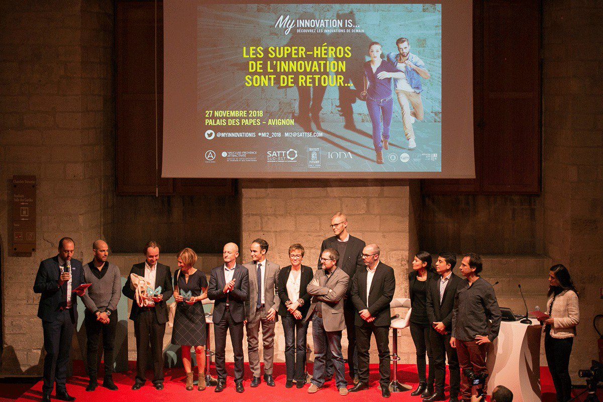 MyInnovationIs's tweet photo. @SATTse_ @UnivAvignon @AvignonTerres  @84Developpement @Iodaconsulting présentent les Lauréats de #MI2_2018 "Les Super-Héros de l’Innovation sont de retour": Dr Christine PEPIN et Pr MA BARTOLI @aphm_actu  https://t.co/wpOU0va6ku https://t.co/0liWpKqS3o
