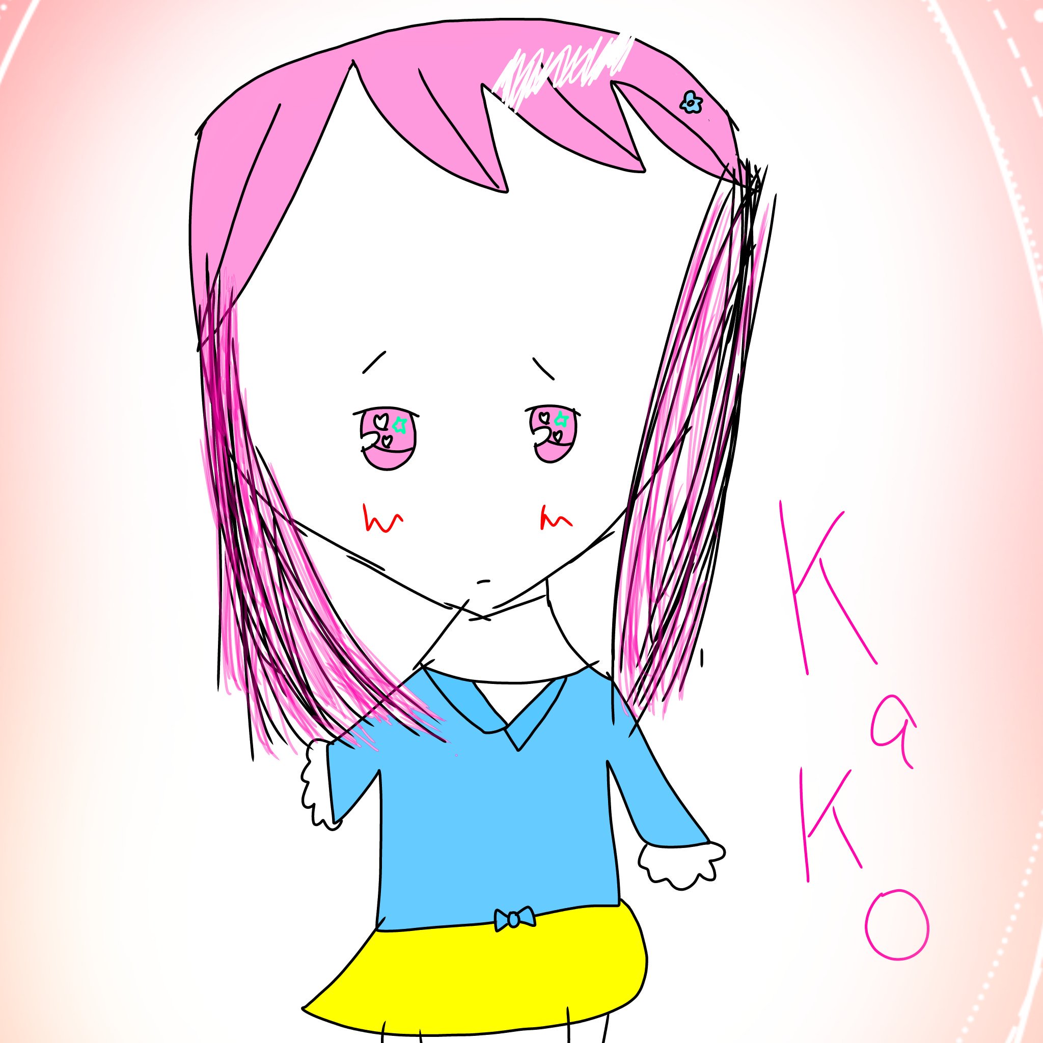 桜花は何気に低浮上 12歳の相原カコちゃん 初描きで下手ですが許してください カコちゃんは最推しちゃんです 12歳 相原カコ T Co F5ugohu2x2 Twitter