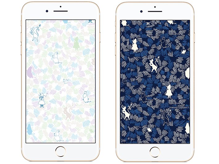 ট ইট র ムーミン公式 スマホがグッとおしゃれに アーティスティックなパターン柄の壁紙が登場しました 北欧らしいグレイッシュなトーンに寒色を合わせた冬デザインです Iphoneの方はこちら T Co Tdthnt23g5 Androidの方はこちら T Co