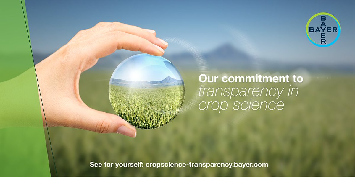 Time flies! A year ago, we launched our Transparency Initiative, enabling access to #cropprotection safety studies. Today, we’re adding glyphosate, the 28th substance we’ve published studies on. See for yourself: bit.ly/2UihWHs #LetsTalkScience
