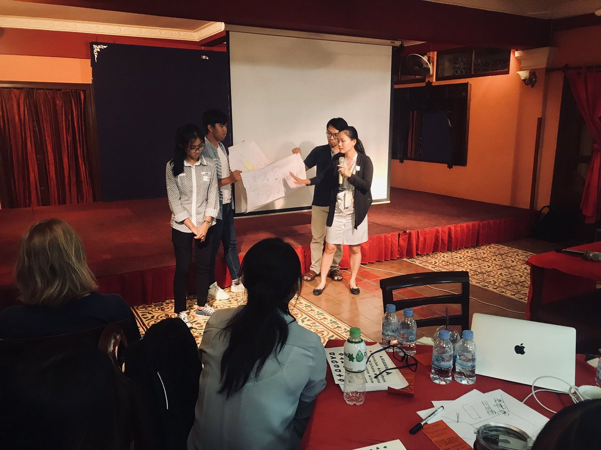 Design Thinking Workshop in Phnom Penh by <a href="/Atlassian/">Atlassian</a> in collarboration with @hubphnompenh focusing on innovative solutions to help students in Cambodia to find work they love. #TVET