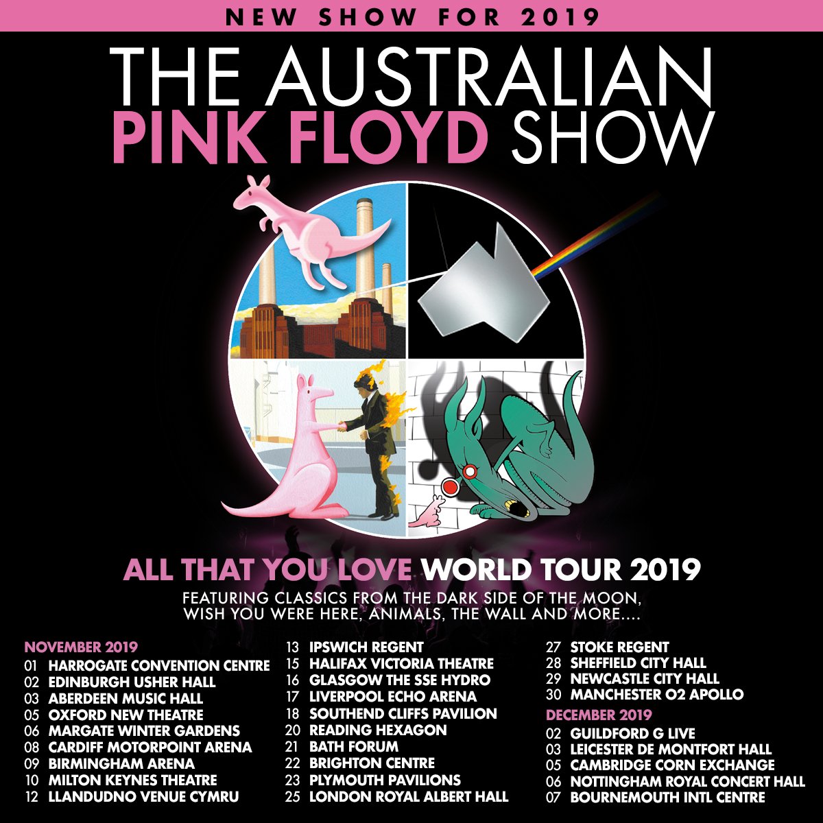 The Australian Pink Floyd Show Auf Twitter G Day Our 2019 All