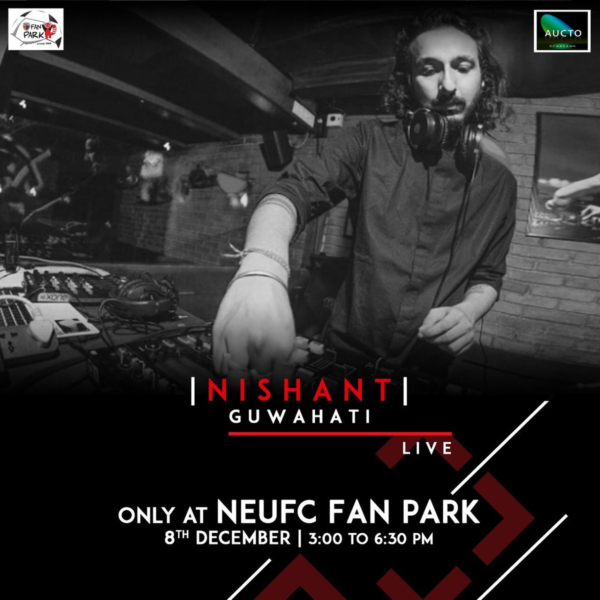 neufc_fanpark's tweet photo. Last but not the least on the artist lineup for tomorrow: Nishant !! Catch him Live at the NEUFC Fan Park and get ready to groove to his ecstatic music! #wewantmore
#neufcfanpark #auctocreation #HeroISL #fanbannapadega #djmusic #djnight #edm #highlanders #NEUATK #8states1united https://t.co/7s4DmhFY9r