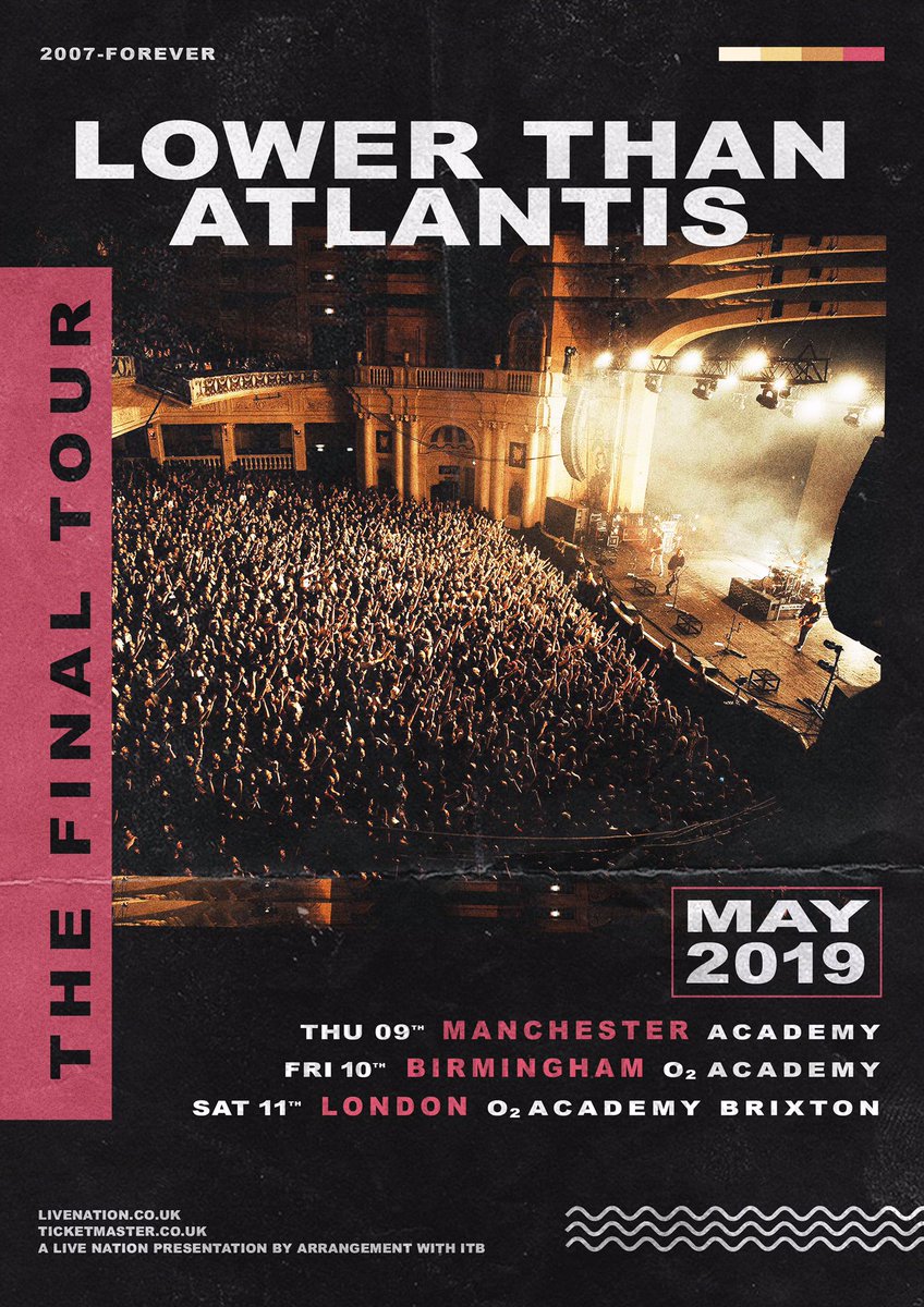 THE FINAL TOUR IS ON GENERAL SALE NOW.
#LTAFOREVER

ticketmaster.co.uk/search?q=lower…
