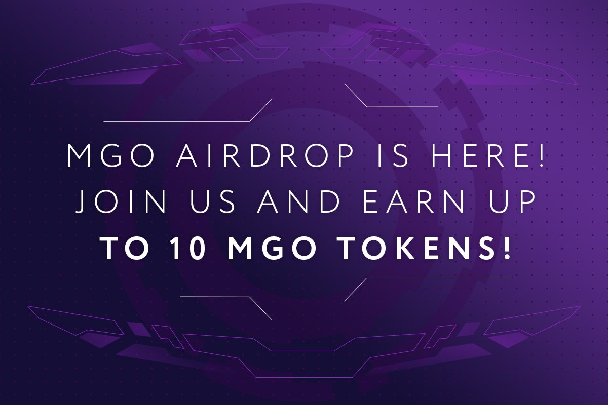 Mobilegooff's tweet photo. The third and largest MGO airdrop is here! Join us for a chance to get up to 10 MGO tokens - and play in the esports tournaments to win hundreds more! Let the games begin!
Airdrop - https://t.co/80pcsc9UVL
Esports - https://t.co/QzTZitjDjm
GShare - https://t.co/qyIi37YbiH https://t.co/2juaYOPtQw