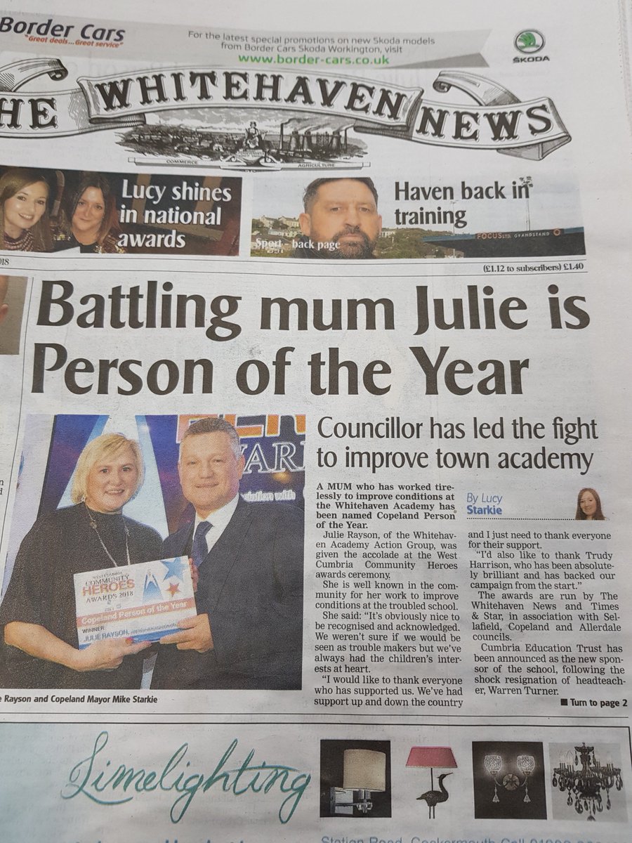 Check out the fantastic work from Julie Rayson below - An employee from our Cumbria depot.

Last week Julie was named Copeland Person of the Year and was also a member of the group which won the Project of the Year category!

holemasters.co.uk