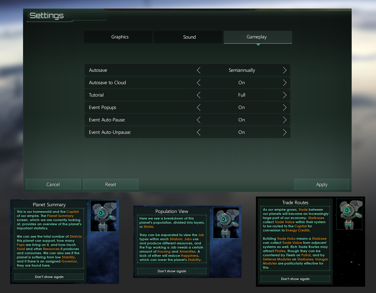 Stellaris on X: Hey everyone! Remember you can enable the in-game