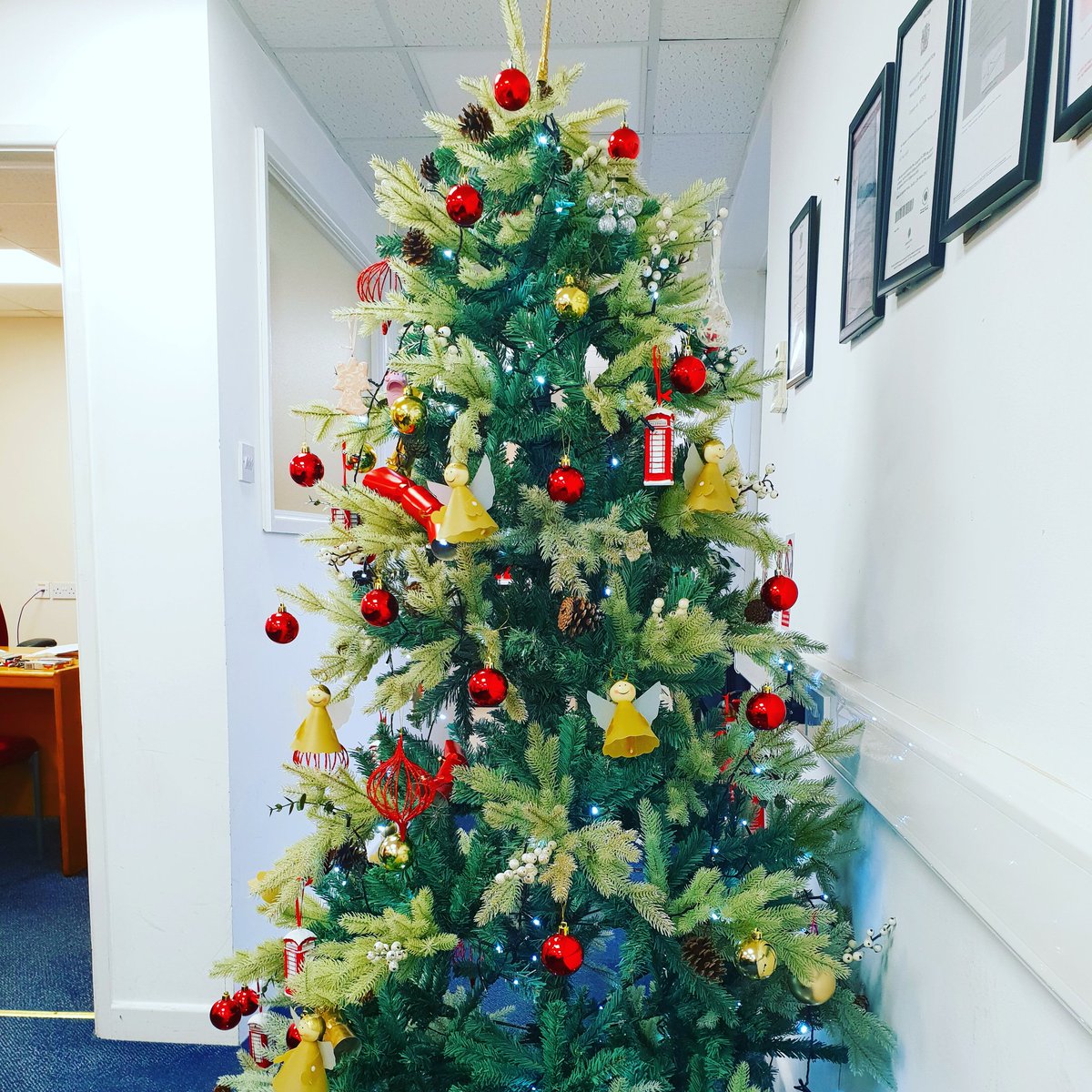 Office tree is up #digitalincubator #googlepremierpartner