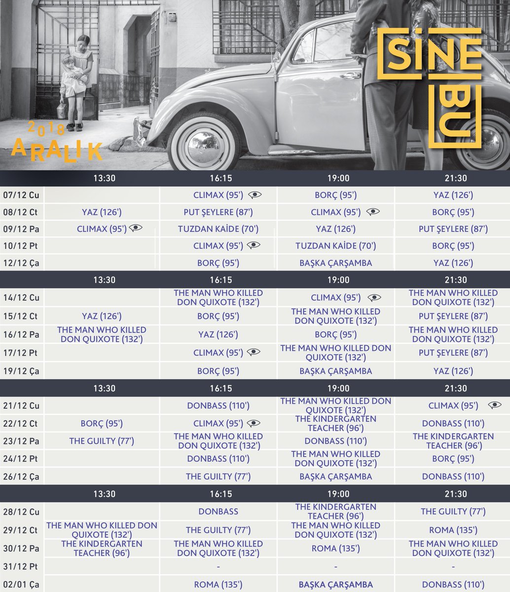 ve #SineBU aralık programı yayında!
filmler: sinebu.boun.edu.tr/gundem
fazlası: sinebu.boun.edu.tr