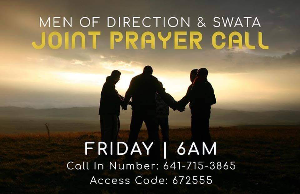 Join is in 30 minutes! #prayercall