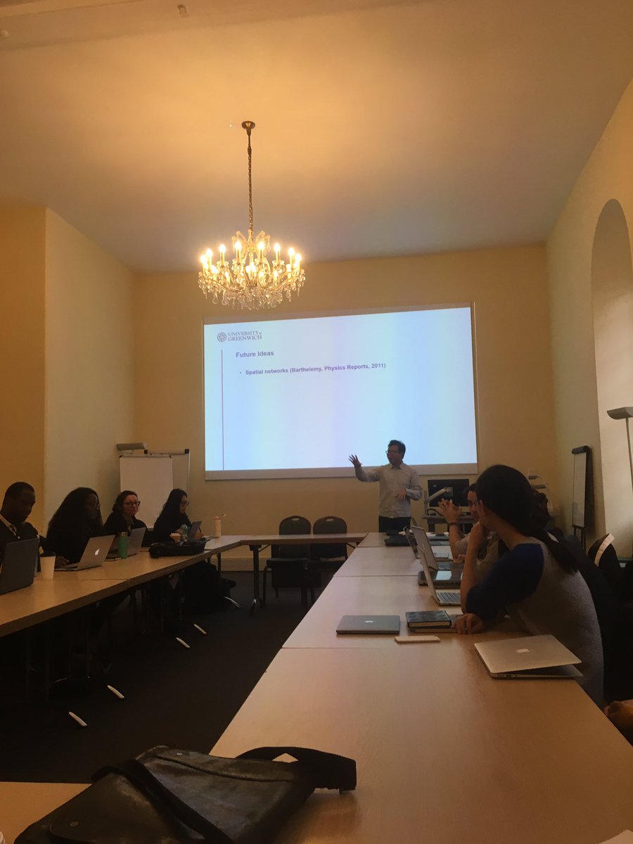 @zhenzhunet kicking off the first meeting of the new Networks and Urban Systems Centre <a href="/UniofGreenwich/">Uni of Greenwich</a>