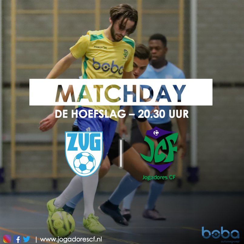 💥MATCHDAY💥

🆚 ZVG/Cagemax 2
📍 Gorinchem
🏆 Topklasse
⌚️ 20:30 uur

#jogadorescf #futsal