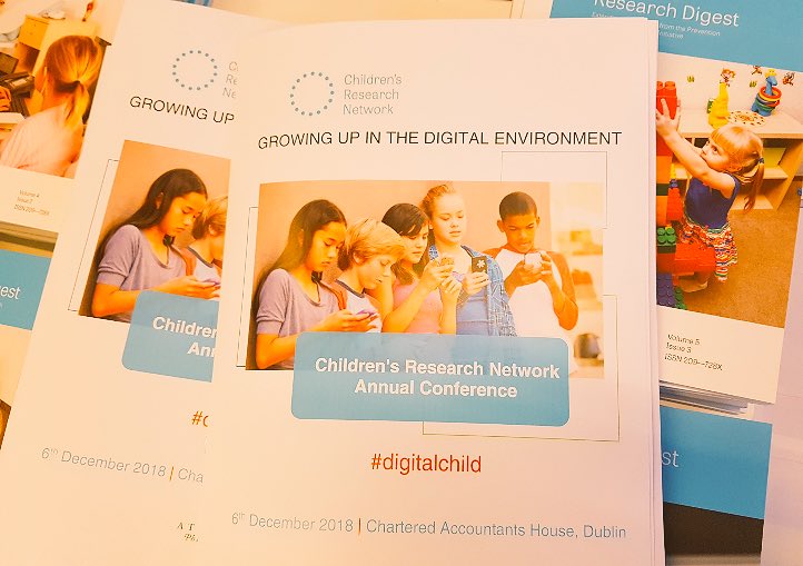 Delighted to get a chance to talk about Moving Well-Being Well @CRNINI Annual Conference yesterday. #digitalchild