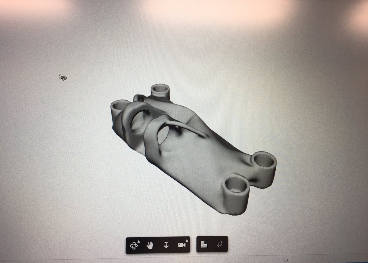 a_d_a_2ken's tweet image. ジェネレーティブデザインのハンズオントレーニング行ってきた！！
学生ライセンスだとできないけど、すっごい面白かったし、勉強になった！！またあったらみなさんもぜひ！(あっきーさんツイートと画像全てお借りしました、すみません)
#Fusion360 #generative_design #ジェネレーティブデザイン