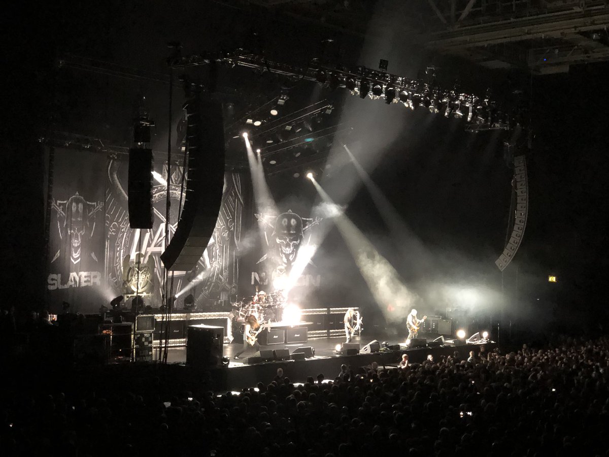 Davidc2112's tweet photo. A quick trip to Oslo to see Slayer - monumental! https://t.co/R5wmeb4pMr