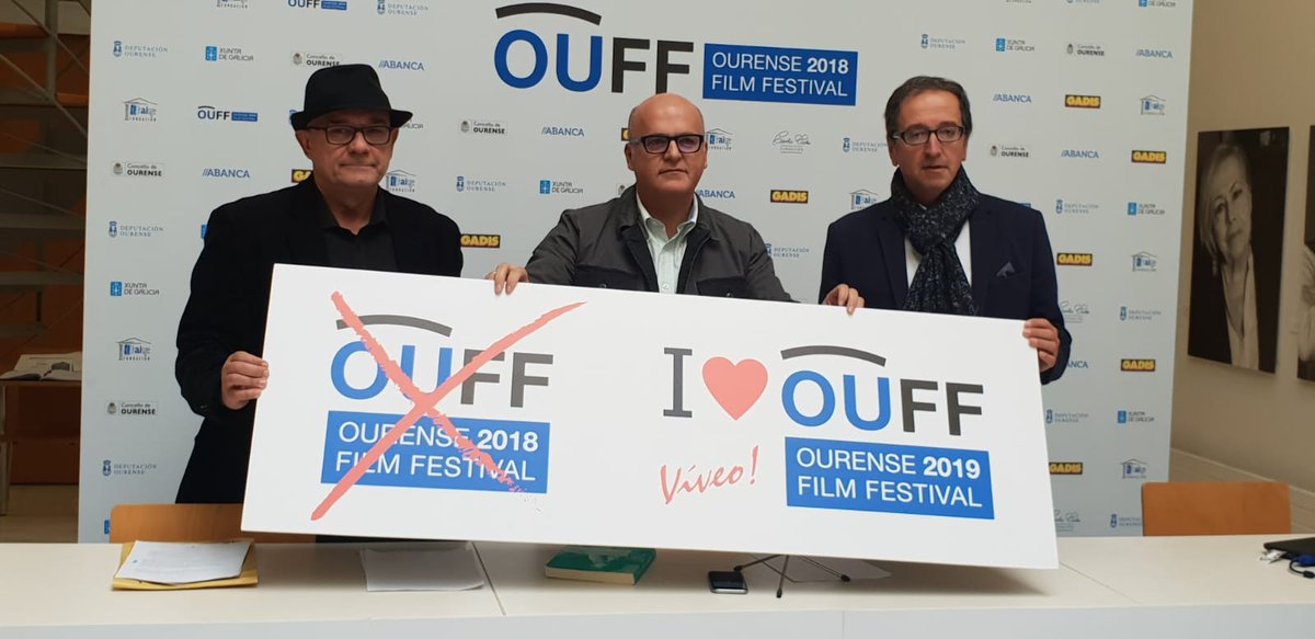 DeputacionOU's tweet photo. Balance #OUFF2018, I 💙 #OUFF2019 víveo!
@ManuelBaltar @MiguelAnxoFdz Aurelio Villar https://t.co/2rJQGTuWKl
