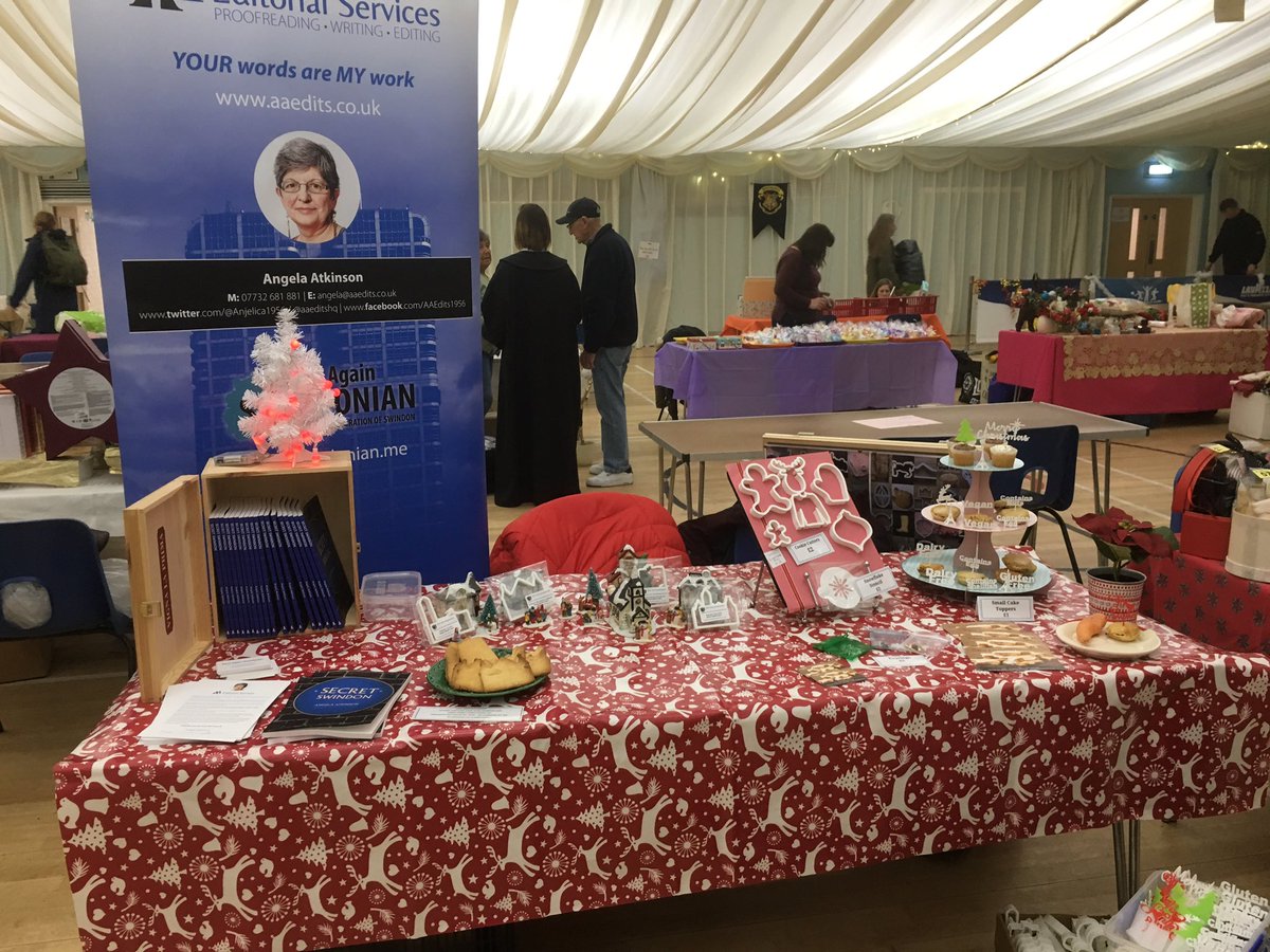 Anjelica1956's tweet image. We’re here! Me and @seddevelopments @SSMPCSwindon Christmas Extravaganza- come and see us!