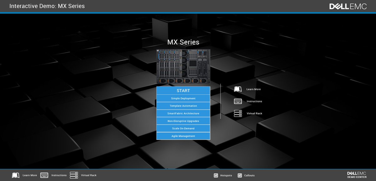 Jayoshaugh's tweet image. Thrilled to release brand new interactive @DellEMCHOL content on the #PowerEdgeMXSeries. Go to democenter.dell.com/interactive now to check out the key features and benefits of #ModularInfrastructure with @DellEMCServers. Great job Richard Foreman @SeamusatDellEMC &amp;amp; @conroyirial