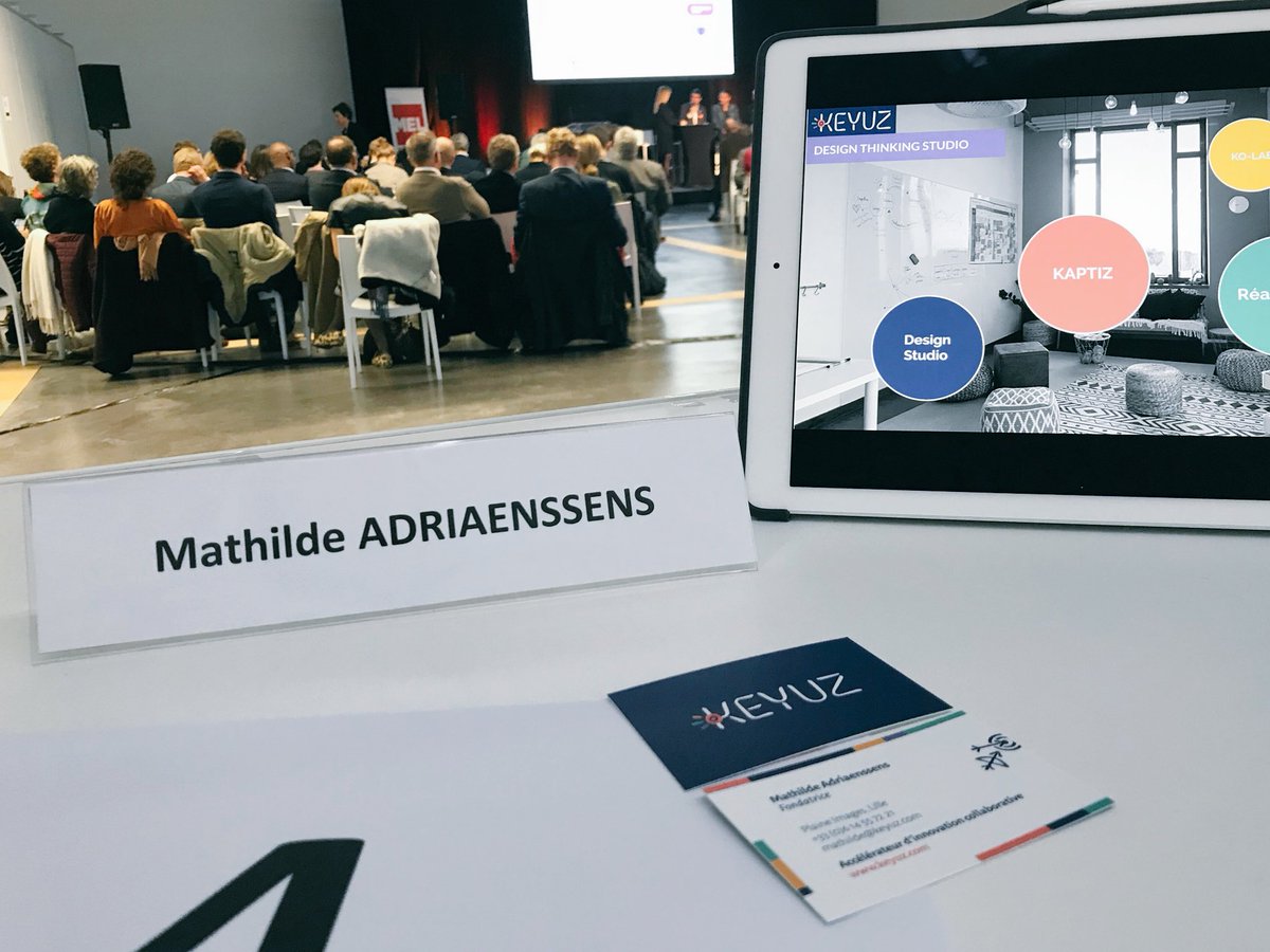 keyuzdesign's tweet image. Keyuz présent ce matin à la plénière du @CgrandLille dans le cadre de @LilleMet2020WDC : « Quand le Design créé de la valeur »
#userexperience #CoConception #designthinking #audits #innovation #LILLEMETROPOLE2020