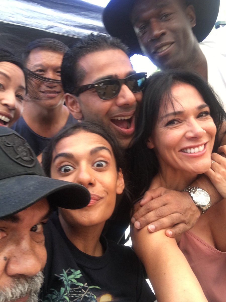Today this bunch are unleashed on <a href="/Netflix/">Netflix</a> "Pine Gap" an original series. <a href="/Simone_Kessell/">Simone Kessell</a> @sachinjoab <a href="/JMcKenzie/">jacqueline mckenzie</a> @WrenEdwina <a href="/ParkerSawyers/">Parker Sawyers</a> <a href="/lisaescottprod/">Lisa Scott</a> <a href="/GregHaddrick1/">Greg Haddrick</a> 
Do hope peeps enjoy. x