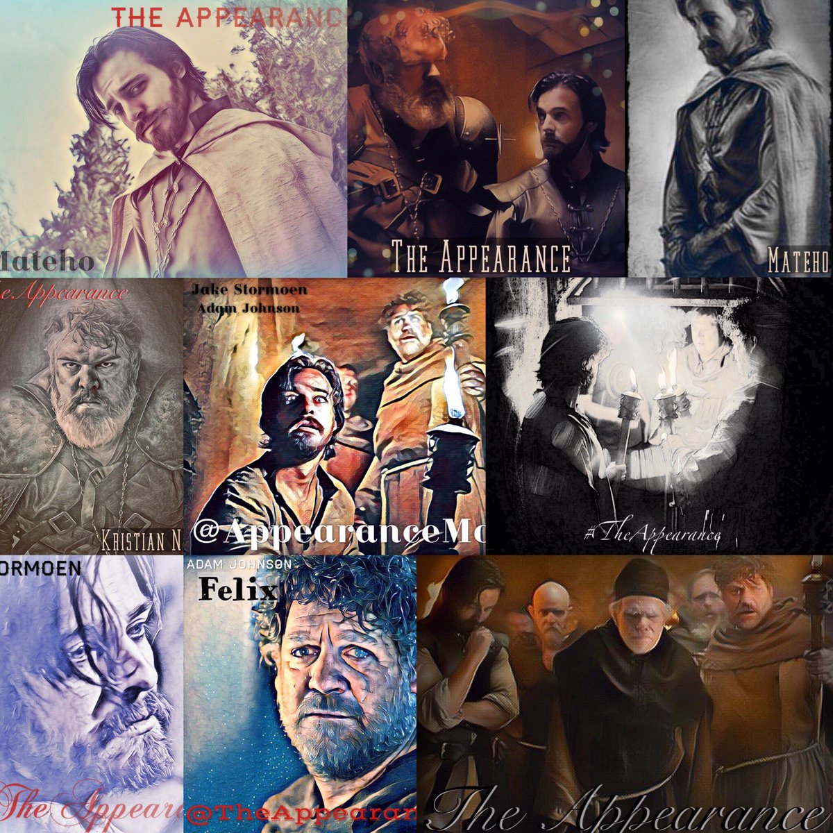 1HappyJan's tweet photo. A Collection of edits in appreciation of #TheAppearance opened in the US TODAY check it out in selected cinemas and ORDER on iTunes. Staring @JakeStormoen as #Mateho @AdamJohnsonTime as Felix &amp; @KristianNairn  as Johnny #medieval #horror #movie. @dougpasko @AppearanceMovie https://t.co/ViAmW6fMNe