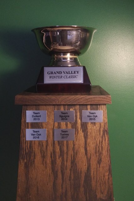 Getting close to the 6th annual #GVWinterClassic who’s going to get a place among the greats? Will team Tuckey repeat or will team Bell surprise. Find out Monday!