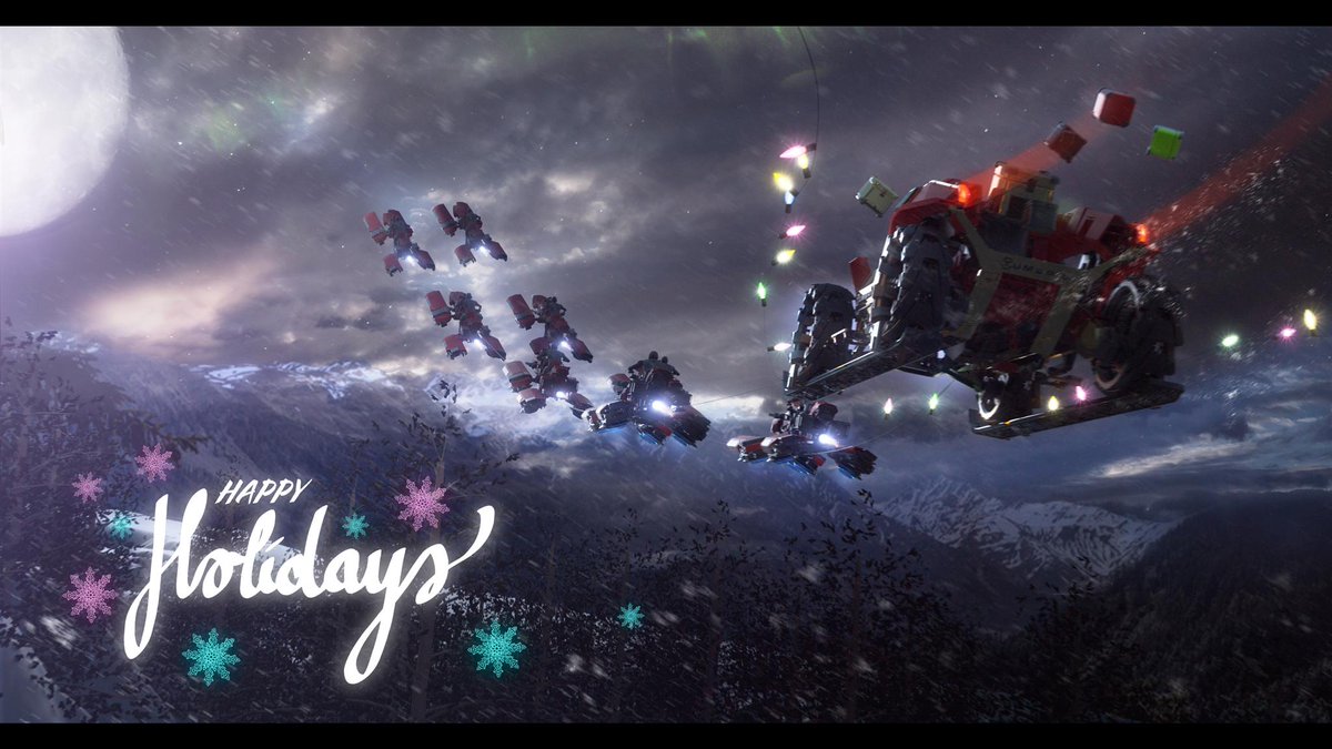 RobertsSpaceInd's tweet photo. Happy #Holidays! 🎉 https://t.co/VfZlkeqMD9