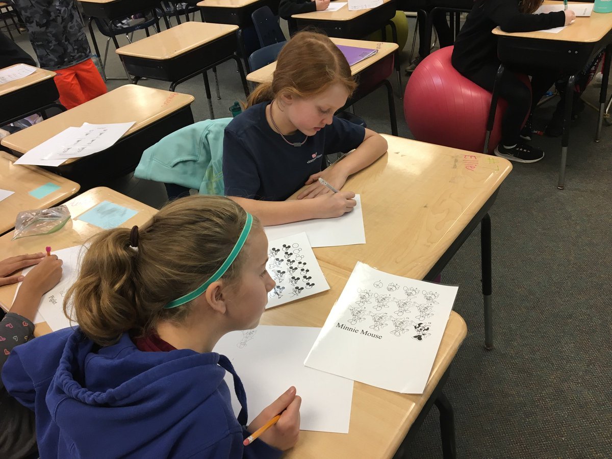 MrsEbert5th's tweet photo. We love learning new strategies with art!! #northpride https://t.co/SiGqiOUlFK