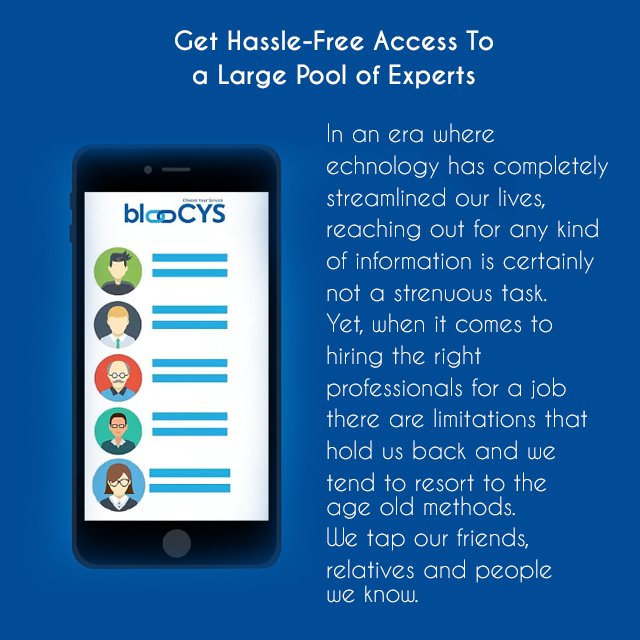 bloocys's tweet photo. With a skilled workforce spread across the globe, it is indeed a challenge to separate the best from the rest. BlooCYS is a platform that gives it’s consumers an unrestrained access to skilled experts and that too in a swift manner.
Read more: https://t.co/b0803J993l https://t.co/4X1dTKkxLn