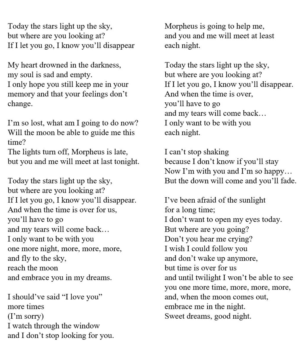 Dishonor On Your Cow Sinjurin Au These Are The Lyrics In English A Literal Translation Of My Spanish Version Some Repetitions May Not Suit In English But That S Because Dishonor On Your Cow Sinjurin Au These Are The Lyrics In English A Literal Translation Of My Spanish Version Some Repetitions May Not Suit In English But That S Because