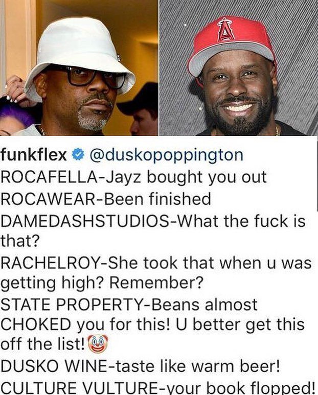 PaperChaserBlog's tweet image. Funk Flex fires back at Dame Dash #damedash #funkflex #funkmasterflex #hot97 #rocafellarecords #jayz #lyorcohen #damedashvsfunkflex #funkmasterflexvsdamedash #rapbeef #duskopoppington #culturevultures #stateproperty #beaniesigel #camron #jimjones #paidin… bit.ly/2LvHA7B