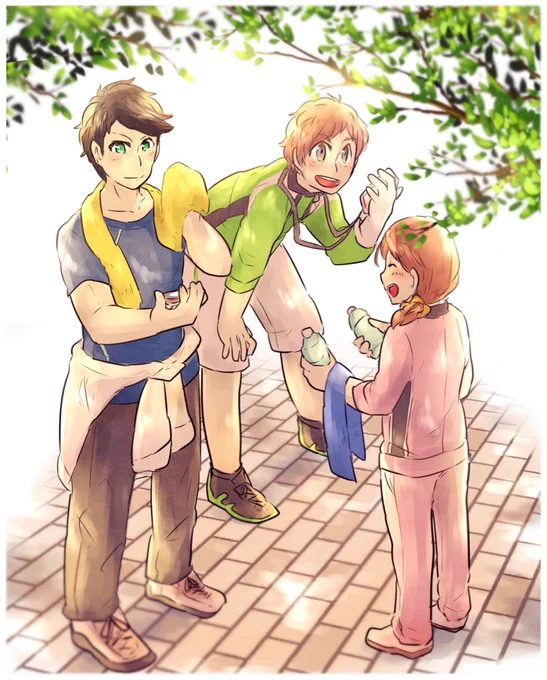 すばるとまどかとゆうたろう
\コラボ活動量計ほしいな〜!!/ 