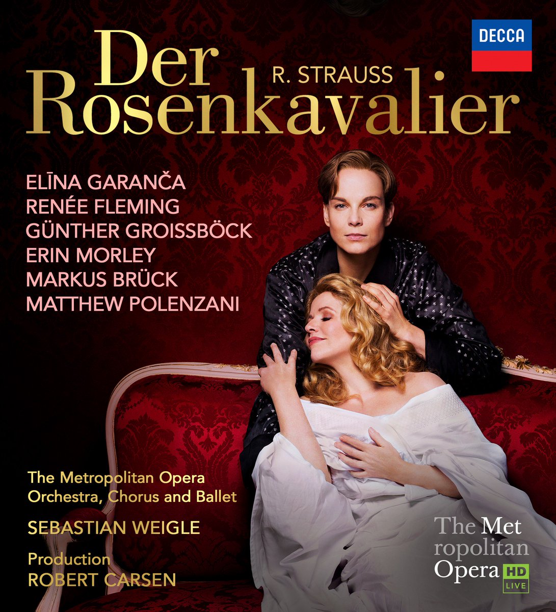 🎉 Bravo! The 2017 performance of #DerRosenkavalier starring @ReneeFleming and @ElinaGaranca has been nominated for Best Opera Recording at the #Grammys!