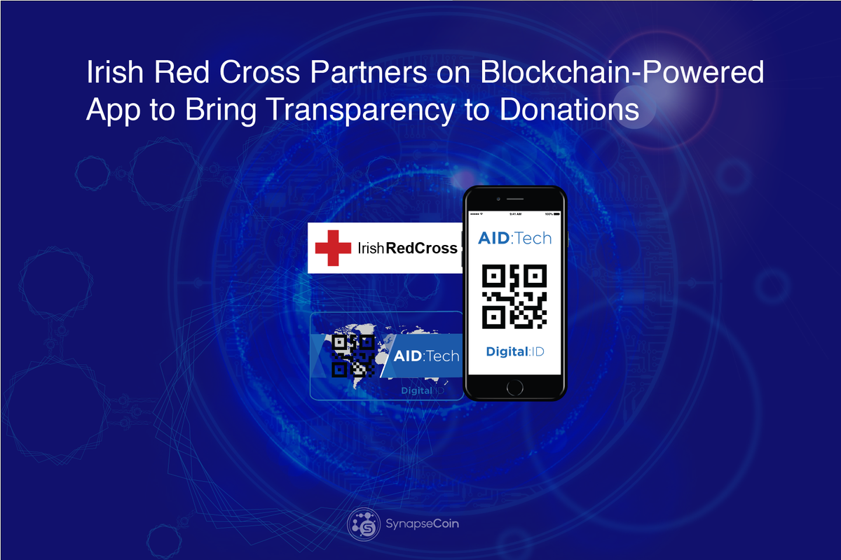 Synapsecoins's tweet photo. La Cruz Roja Irlandesa se asocia a una aplicación que funciona con blockchain para dar transparencia a las donaciones.
Website: 
https://t.co/TBW0MqHN2d
https://t.co/soSYACQp1N https://t.co/UvYPvtt8rL