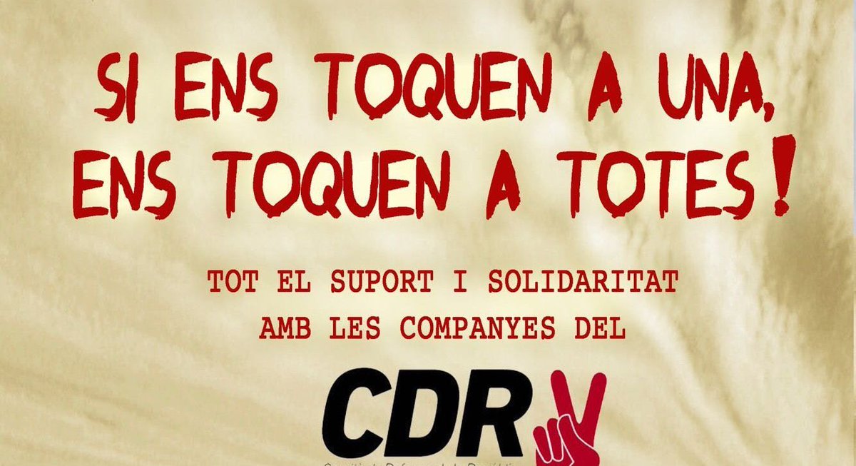 dayanaSC86's tweet photo. El company de Deltebre passarà la nit a comissaria.
Demà a les 9:30h concentració als jutjats de Tortosa!
No estas sol! https://t.co/uIOokqIY7K