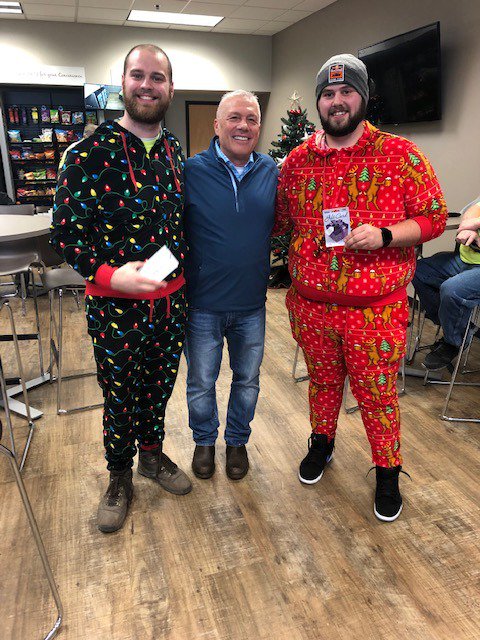 Successful Ugly Sweater Day at the office! 🎄