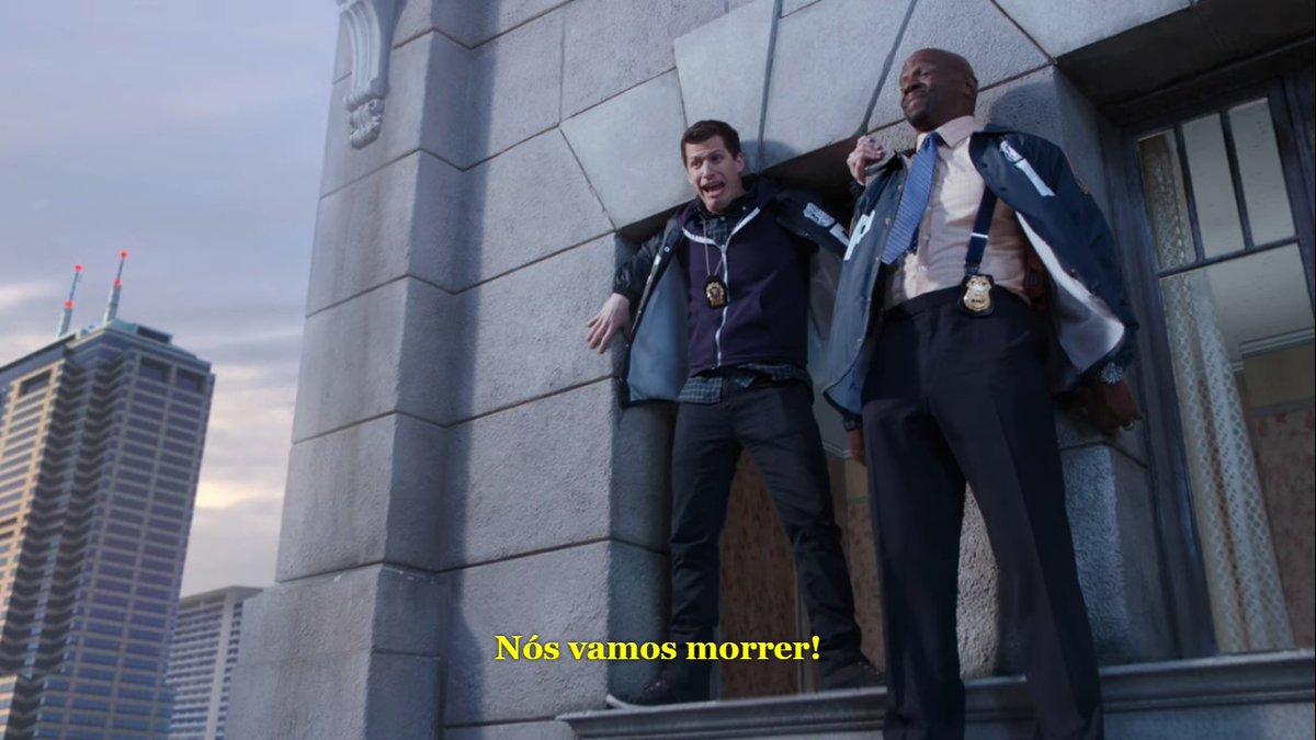 seriesprint's tweet photo. we're gonna die #b99 https://t.co/mDcbRVxHfB