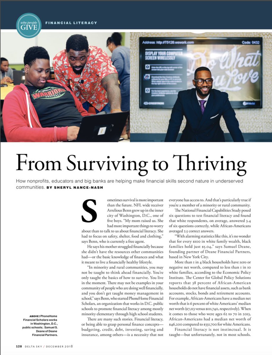 PhoneHomeFS's tweet photo. Are you flying Delta this holiday season? If so, make sure to pick up a copy of @deltaskymag and share it with us using #phonehomefs! We were featured on pg. 138 in an article about #finlit. Thank you to the #deltaskymag team for the feature! https://t.co/1fZPqPJAF4 https://t.co/ULN16E7cbl