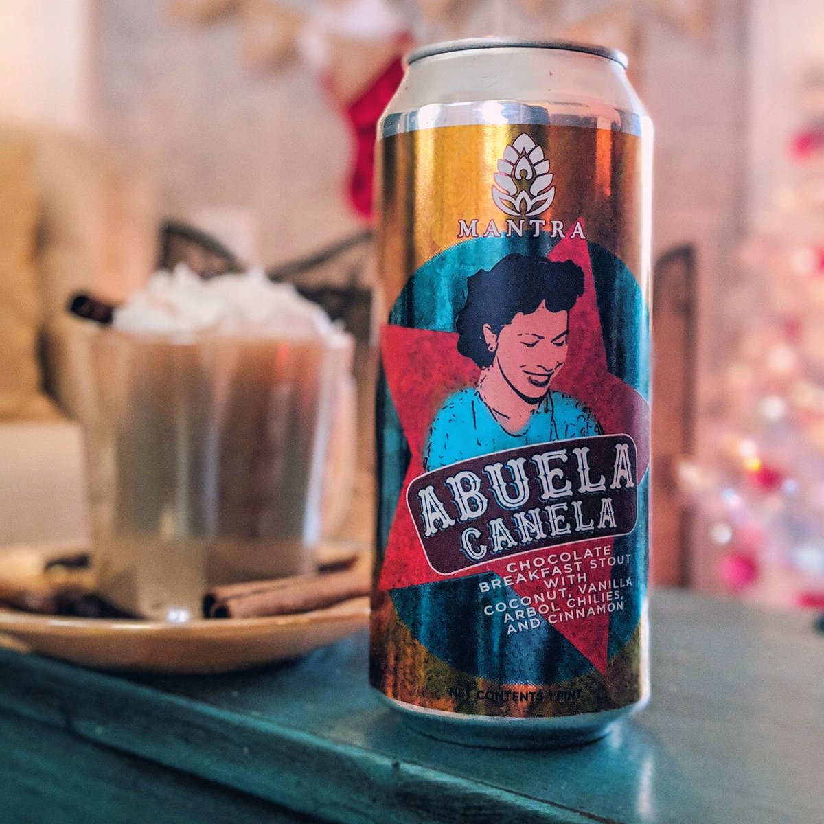 MantraArtisan's tweet photo. "Baby it's cold outside!" We've got just what you need to stay warm! Take a visit to our Taproom or your local beer shop and pick up a pack of our Abuela Canela to snuggle up for the cold weather ahead. 
___________________
#whatsyourmantra #breakfaststout #franklintn #craftbeer https://t.co/nNPk09Micn