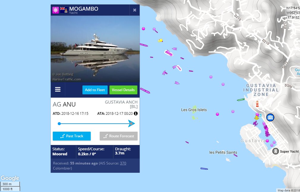 Bin Ibrahim al Ibrahim family's yacht Mogambo at St Barts 12/21/18According to SuperYachtFan the yacht "is owned by either Khalid bin Ibrahim al Ibrahim or Abdul-Aziz bin Ibrahim al Ibrahim. The family has close ties tot the Royal Family of Saudi Arabia."