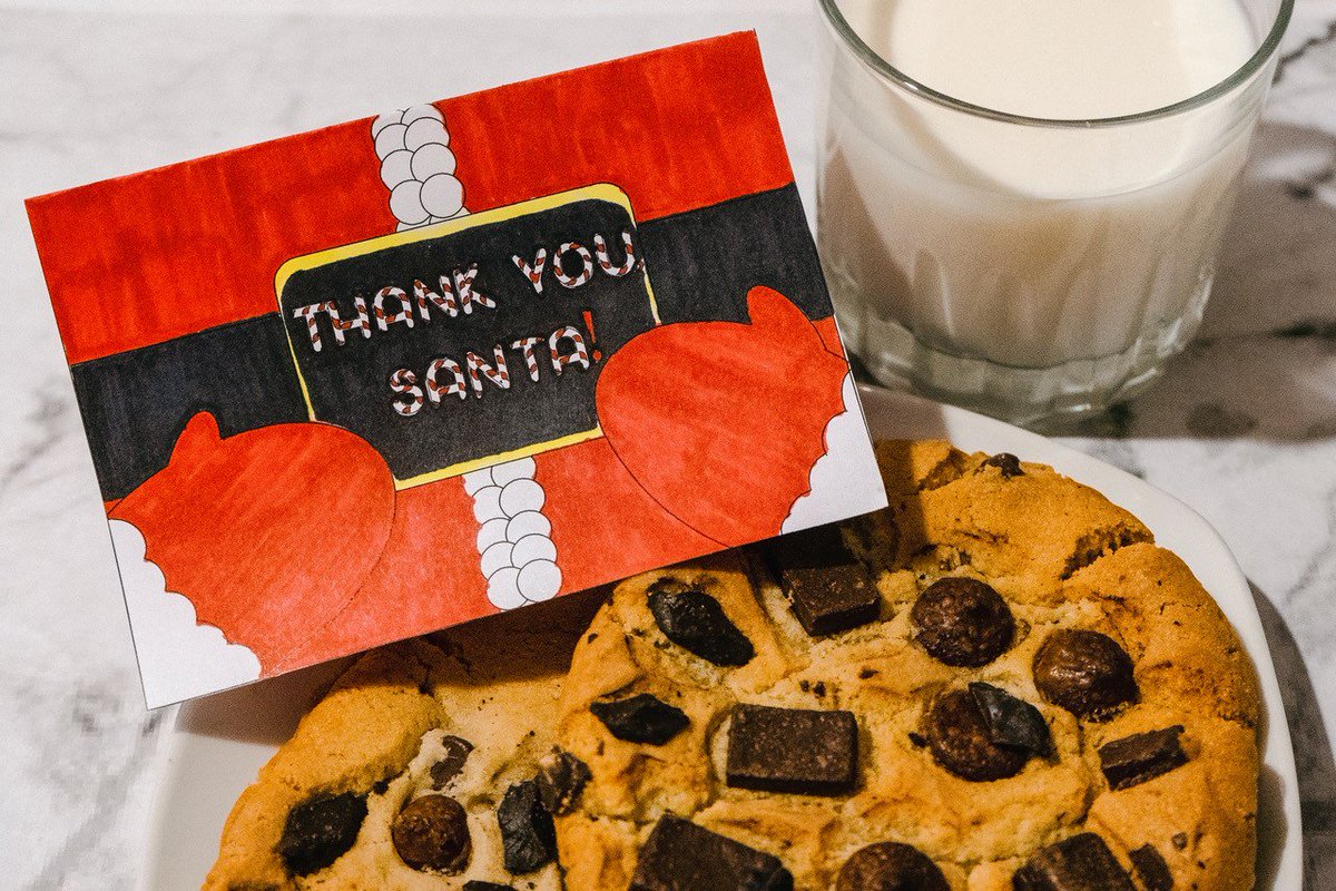 AnchorRareBreed's tweet photo. Sure, it's nice to leave cookies and milk out for Santa. But how about leaving behind a "Thank You" card as well? Head on over to our Pinterest page for a free Color-Your-Own "Thank You, Santa" children's printable.🎅🍪
Link below:
https://t.co/YtOdV8E1HC https://t.co/HH8IUvnD0Q