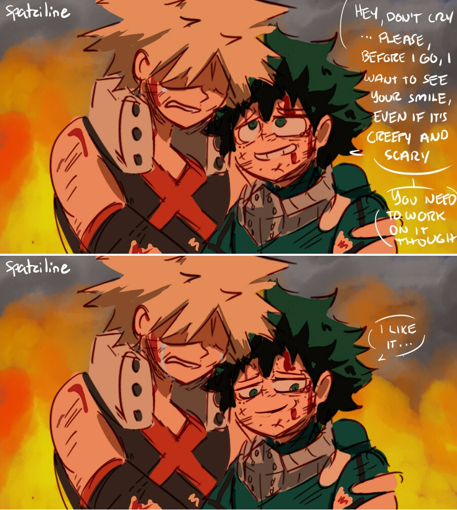 Famous Last Words (An anon on Tumblr asked for an AU where Deku is dying and passes One for All to Kacchan and this happened) #BokuNoHeroAcademia 