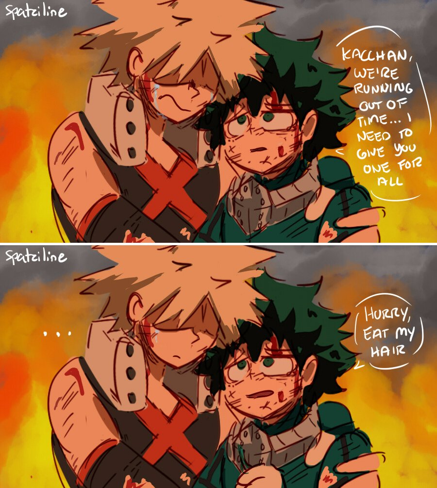 Famous Last Words (An anon on Tumblr asked for an AU where Deku is dying and passes One for All to Kacchan and this happened) #BokuNoHeroAcademia 