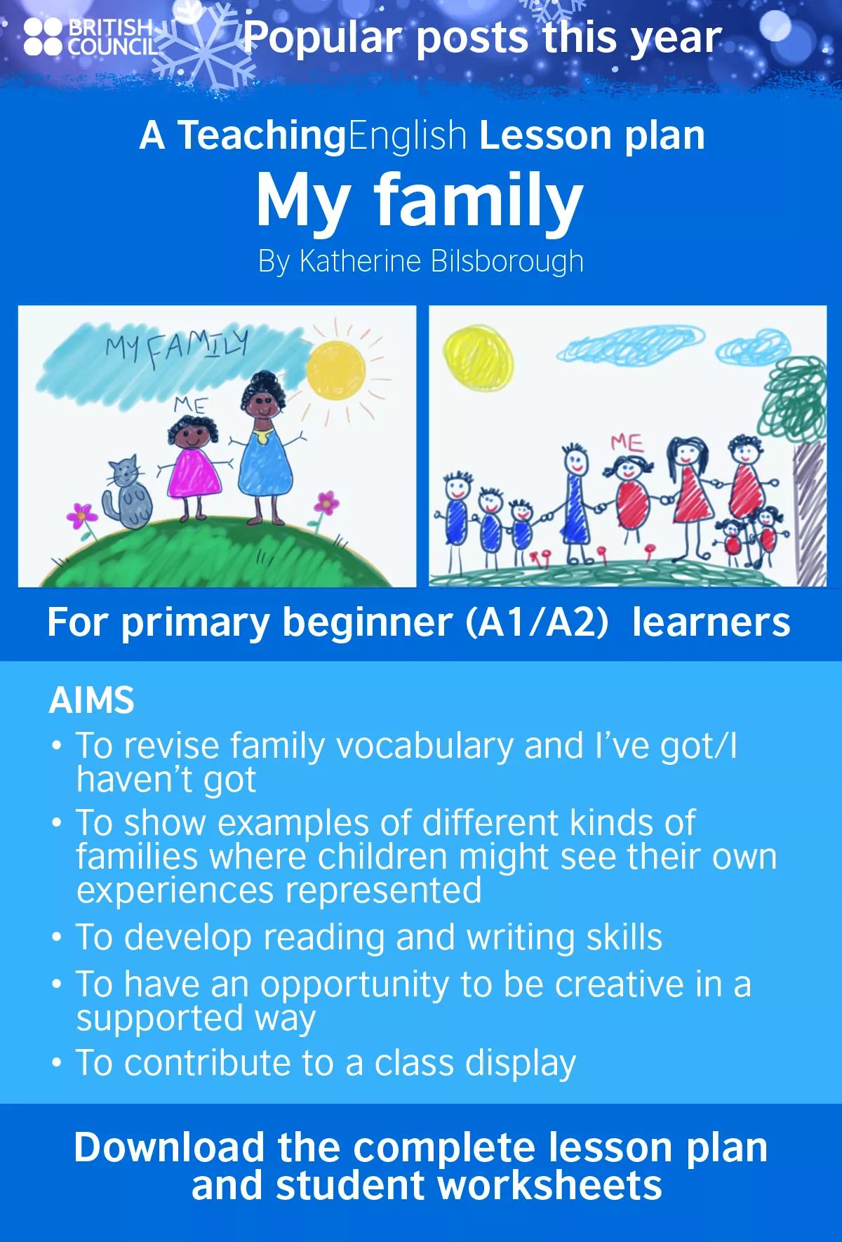 TeachingEnglish on Twitter: "💝 One of our most popular lesson plans for  primary teachers this year 💝 This lesson gives teachers and primary  children the opportunity to see different kinds of families