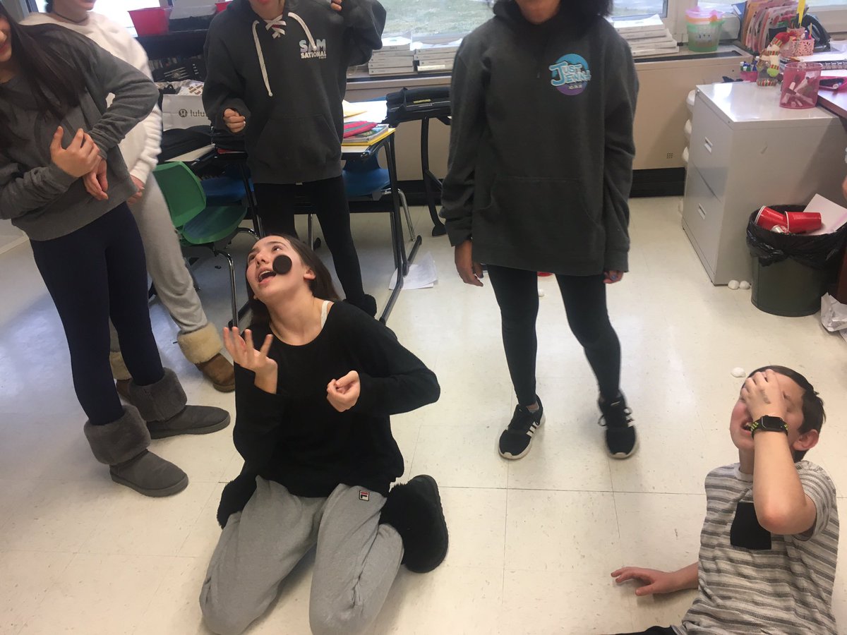 MrsMarvinELA's tweet photo. Second annual Reindeer Games was a success! A little minute-to-win-it, a little grammar, and a bit of logic puzzles to finish 2018 with a bang! @nwhuskies know how to have fun!! #engage112 https://t.co/TMjvqhPeiB