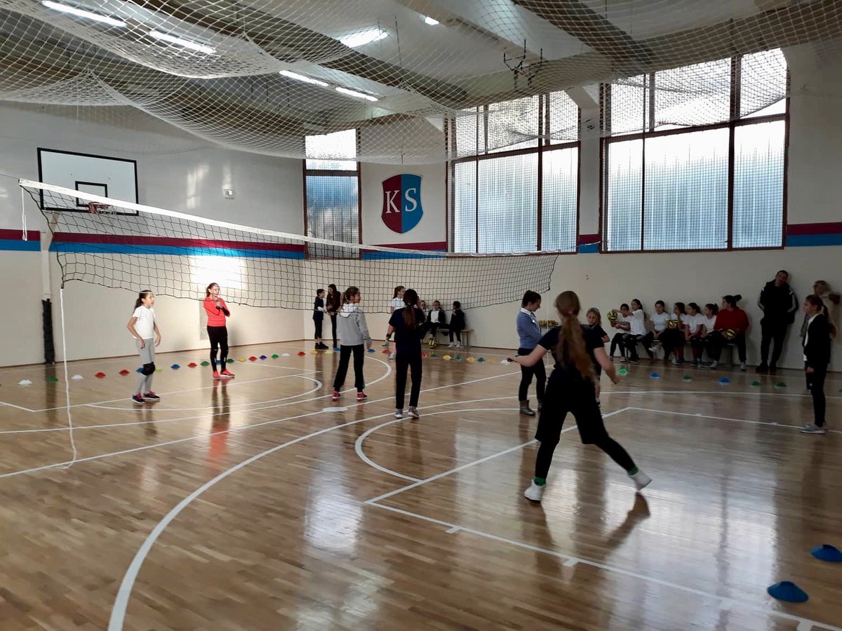 KSI_Montenegro's tweet photo. #KSIMknights in sporting action again with #KSIM hosting "Narodni heroj Savo Ilic" from Dobrota, Kotor… our Year 5-7 girls playing their first ever competitive volleyball fixture. #GoKnights
#volleyball #KSIMontenegro #KSIMpride #BeAllYouCanBe #KeepSmilingKeepStriving https://t.co/Ny8V98sZJ5