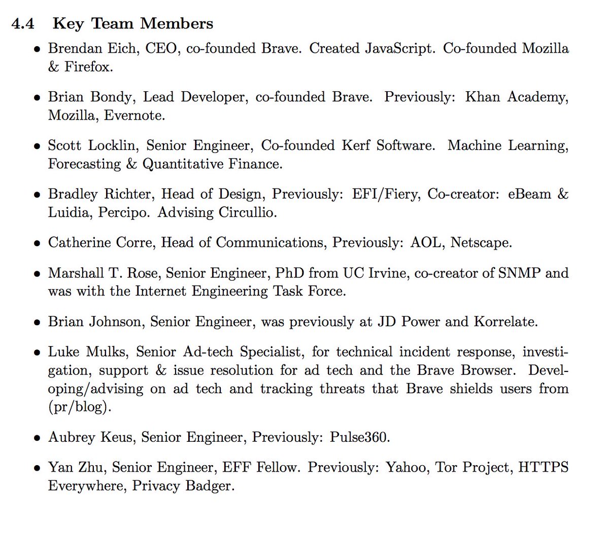 StiffedB's tweet photo. @tomscott you should probably reach out to every person on this list and let them know they're scammers and criminals. Some of them are pretty distinguished in Silicon Valley so I'm sure they'd like to know. @BrendanEich https://t.co/yWf6tJMOYd