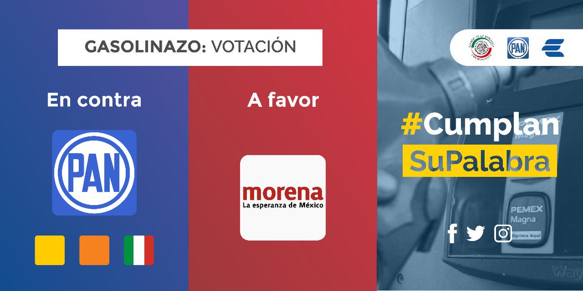 Votación #gasolinazo #CumplanSuPalabra