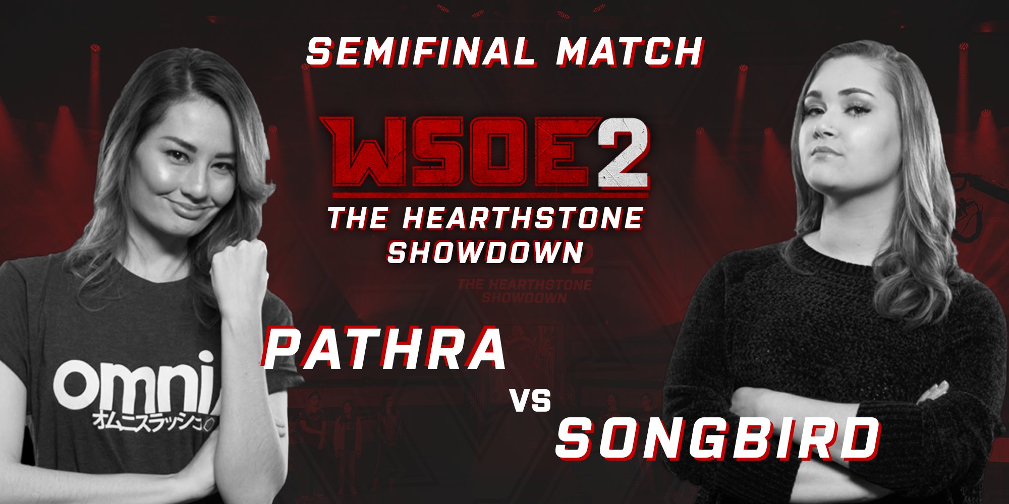 Wsoe Who Will Join Jiadee In The Finals Of Wsoe 2 The Hearthstone Showdown The Semi Final Between Songbird Hs And Pathracadness Is Next Up On T Co Shrym5upg9 Esports Worldshowdownofesports Gaming T Co Ty0cwglipk