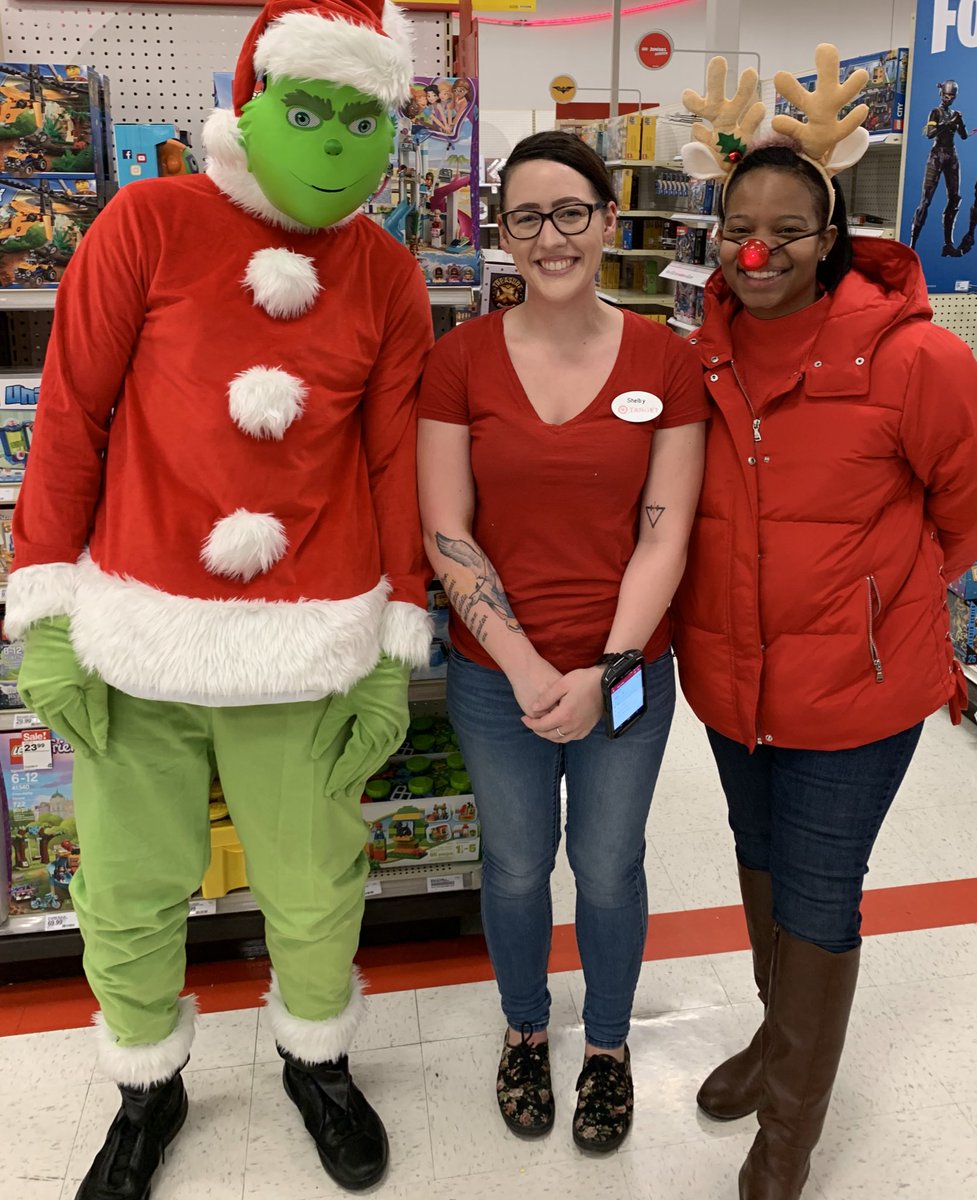 “What if Christmas...perhaps...means a little bit more!” What a special day at Target in partner with The Grinch and Max!  #WorkWinGive #BestTeamInRetail